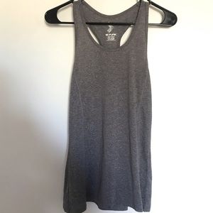 Gray workout top